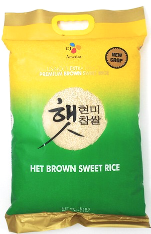 현미찹쌀 15LB - Brown Sweet Rice
