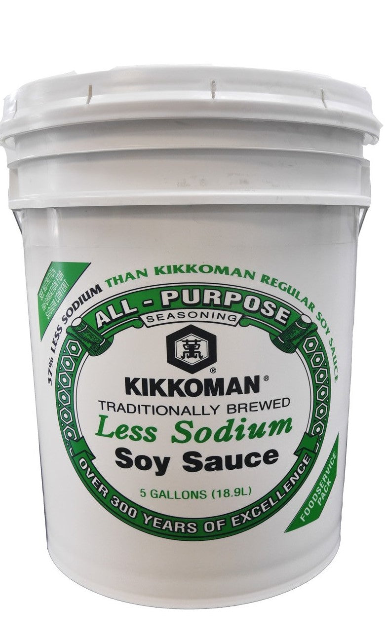 5gal  Kikoman)  Less Sodium Tub-기꼬만) 저염간장