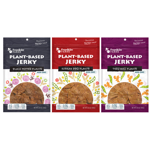 24*3.5oz Plant-Based Jerky (Black Pepper)-저키