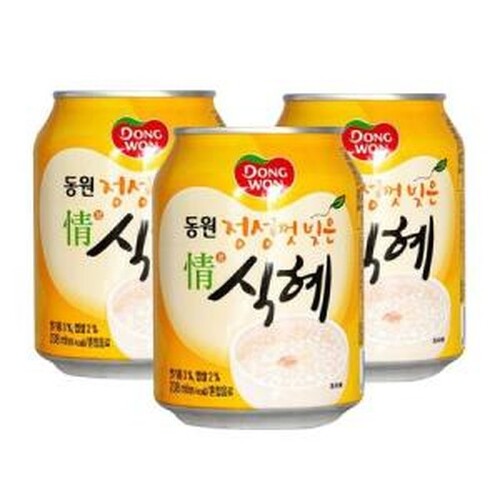 6*12*238ml DW) Rice Nectar (can)-동원) 식혜 (캔)