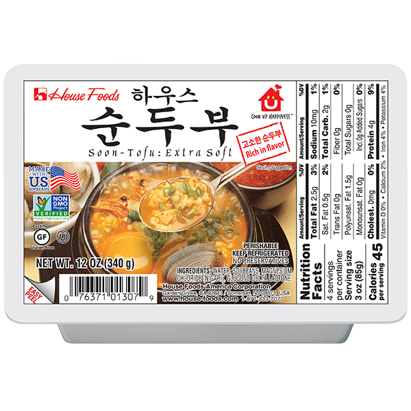 24*12oz House) Soon Tofu Extra Soft -하우스) 순두부 EX소프트