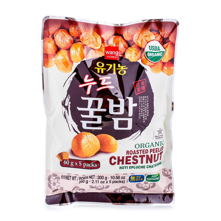 40*2.8oz Wang) Roasted Peeled Chestnut-왕) 유기농 꿀밤