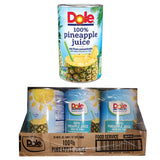 Dole 100% Pineapple Juice 12x 46fl oz. Cans