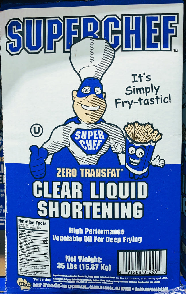 35lb SuperChef) Clear Liquid Shortening (Blue)-쇼팅 – ajufood