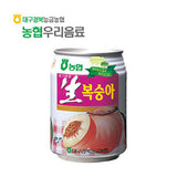 6*12*8.1oz Nonghyup) Peach Drink-농협) 생복숭아 캔