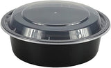 32oz Round Black Container-컨테이너