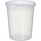 240*32oz Heavy Soups Container Deli Clear -투고 컨테이너